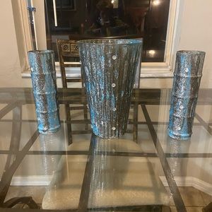 Bohemian vases table candle holders